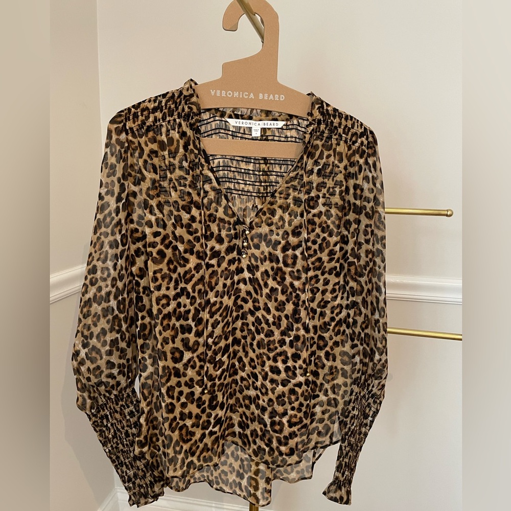 Veronica Beard Jaz Silk Blouse